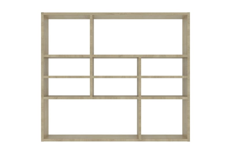 Vegghylle sonoma eik 90x16x78 cm sponplate - Oppbevaring - Hyller - Vegghylle