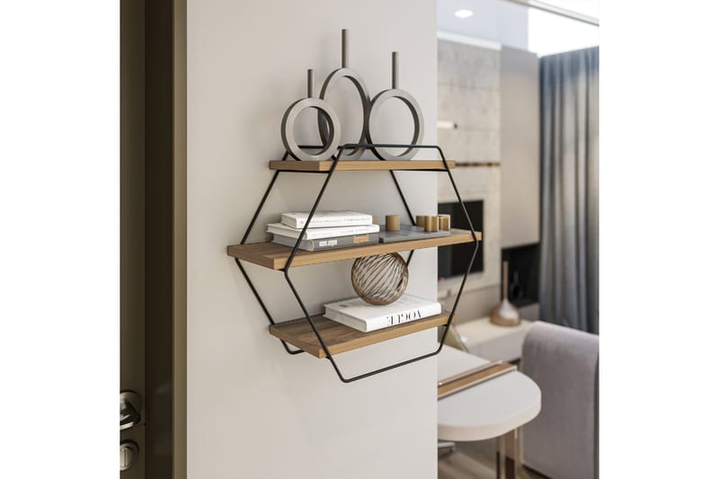 Vegghylle Tatil vegghylle 60x20 cm Tre/Natur - Oppbevaring - Hyller - Vegghylle