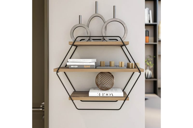 Vegghylle Tatil vegghylle 60x20 cm Tre/Natur - Oppbevaring - Hyller - Vegghylle