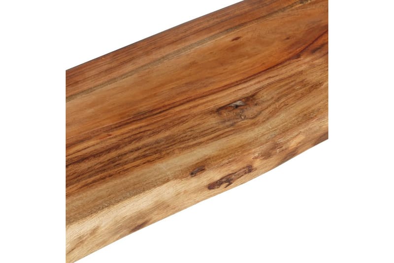 Vegghyller 2 stk 110x20x18 cm heltre akasie - Brun - Oppbevaring - Hyller - Vegghylle