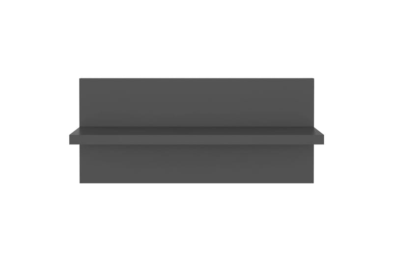 Vegghyller 4 stk grå 40x11,5x18 cm sponplate - Grå - Oppbevaring - Hyller - Vegghylle