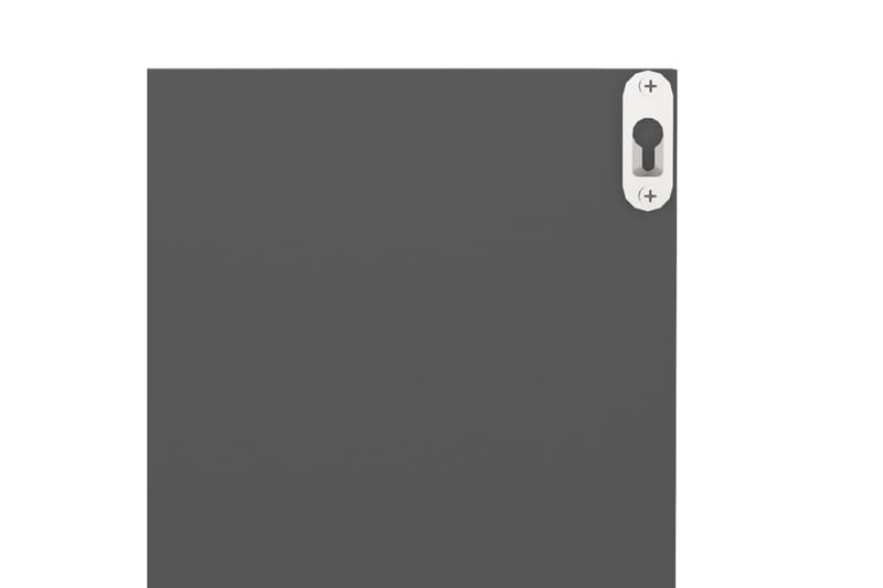 Vegghyller 4 stk grå 40x11,5x18 cm sponplate - Grå - Oppbevaring - Hyller - Vegghylle