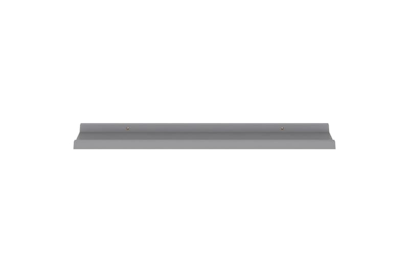 Vegghyller 4 stk grå 80x9x3 cm - Grå - Oppbevaring - Hyller - Vegghylle