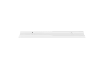 Vegghyller 4 stk høyglans hvit 80x9x3 cm - Hvit - Oppbevaring - Hyller - Vegghylle