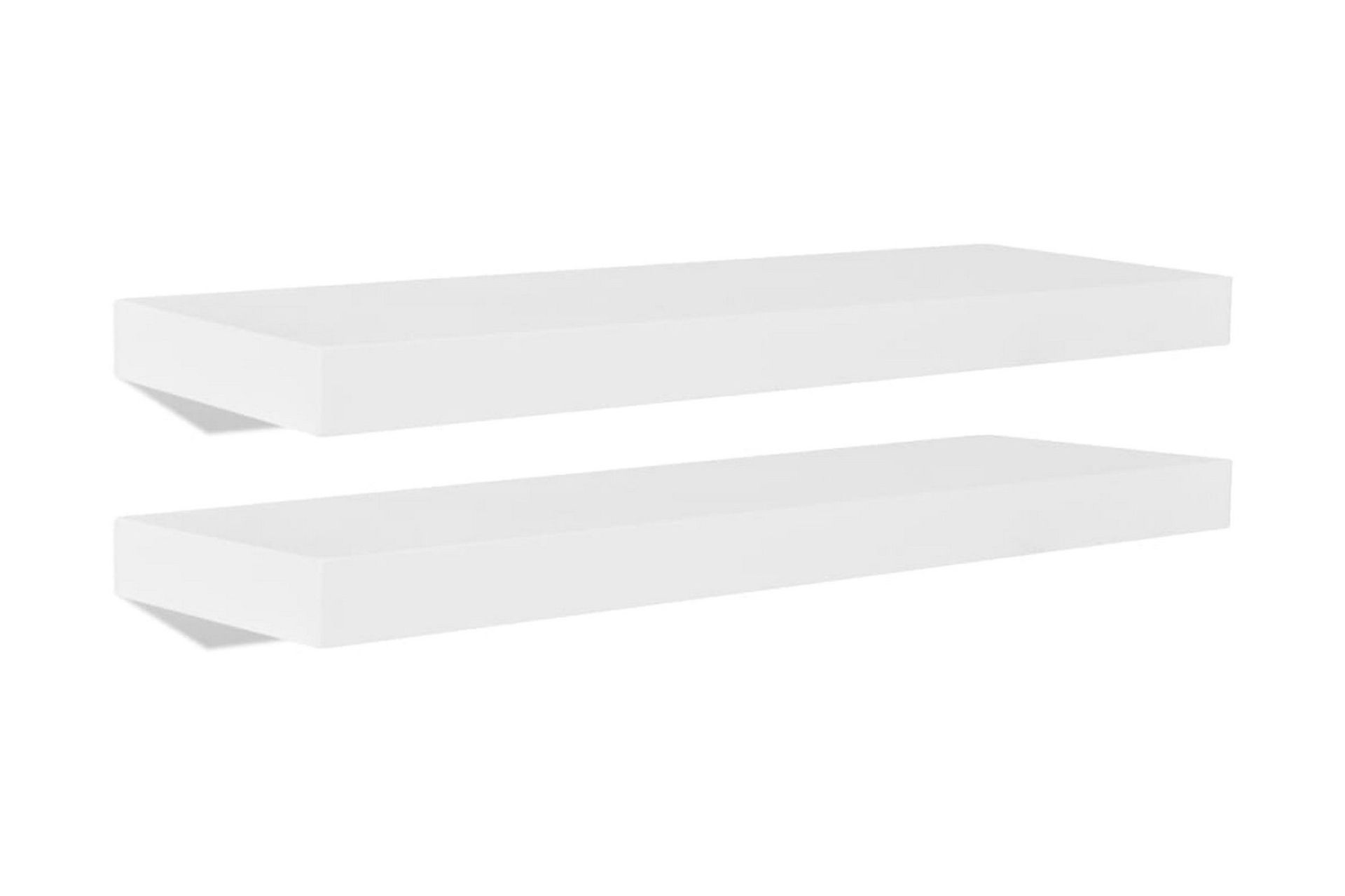 Vegghyller 4 stk hvit 60 cm - Oppbevaring - Hyller - Vegghylle
