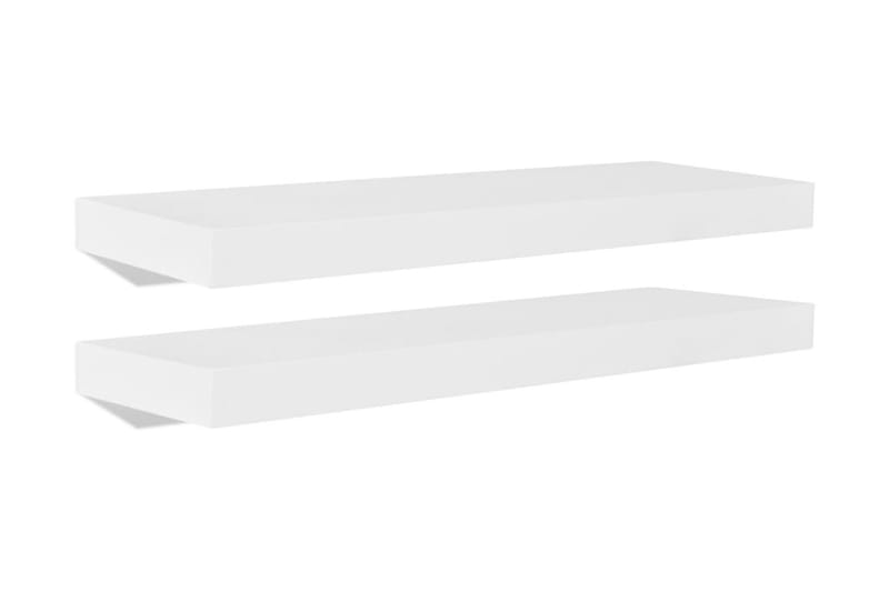 Vegghyller 4 stk hvit 60 cm - Oppbevaring - Hyller - Vegghylle