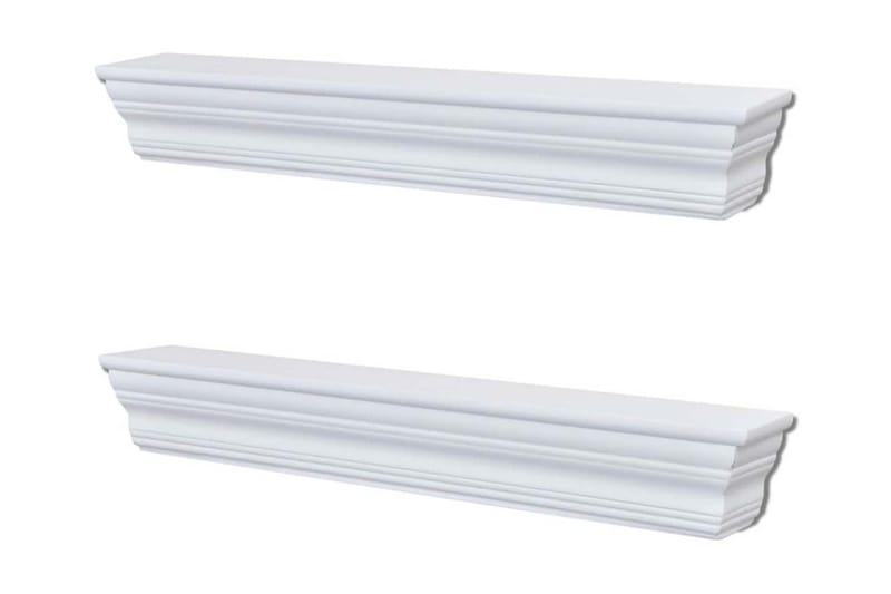 Vegghyller Aaliyah 2 pk. Hvit - Oppbevaring - Hyller - Vegghylle