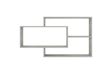 Vegghyller betonggrå 104x20x60 cm sponplate - Grå - Oppbevaring - Hyller - Vegghylle