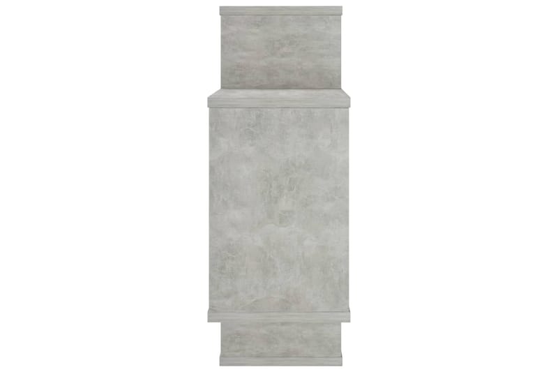 Vegghyller betonggrå 104x20x60 cm sponplate - Grå - Oppbevaring - Hyller - Vegghylle