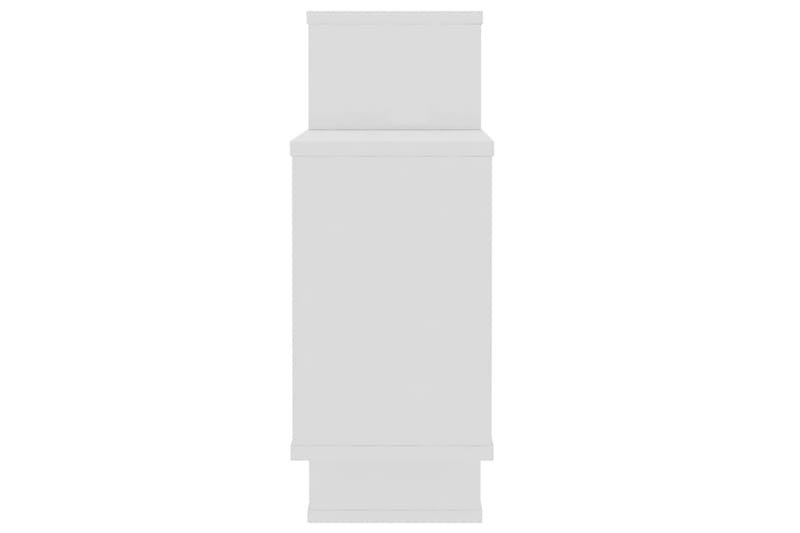 Vegghyller høyglans hvit 104x20x60 cm sponplate - Hvit - Oppbevaring - Hyller - Vegghylle