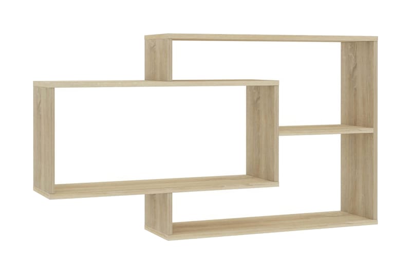 Vegghyller sonoma eik 104x20x60 cm sponplate - Brun - Oppbevaring - Hyller - Vegghylle