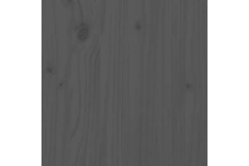 Veggskap 2 stk grå 30x30x60 cm heltre furu - Grå - Vegghylle