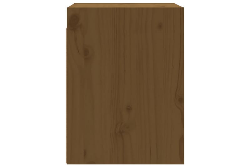 Veggskap 2 stk honningbrun 30x30x40 cm heltre furu - Brun - Oppbevaring - Hyller - Vegghylle