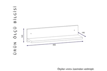 Vellavie Vegghylle 60 cm - Oppbevaring - Hyller - Vegghylle