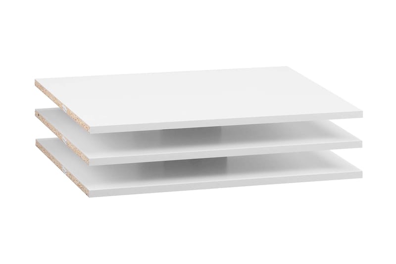 Verona Hyller 60 cm 3-pk - Hvit - Oppbevaring - Hyller - Vegghylle