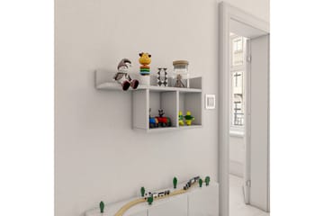 Vigneti Vegghylle 62x18 cm i Tre - Hvit - Oppbevaring - Hyller - Vegghylle