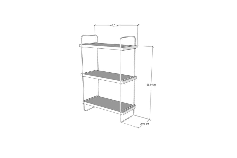 Wall Shelf Eik - Oppbevaring - Hyller - Vegghylle