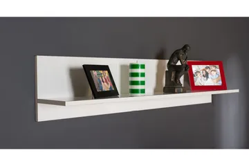 Wall Shelf Hvit høyglans - Hvit - Oppbevaring - Hyller - Vegghylle