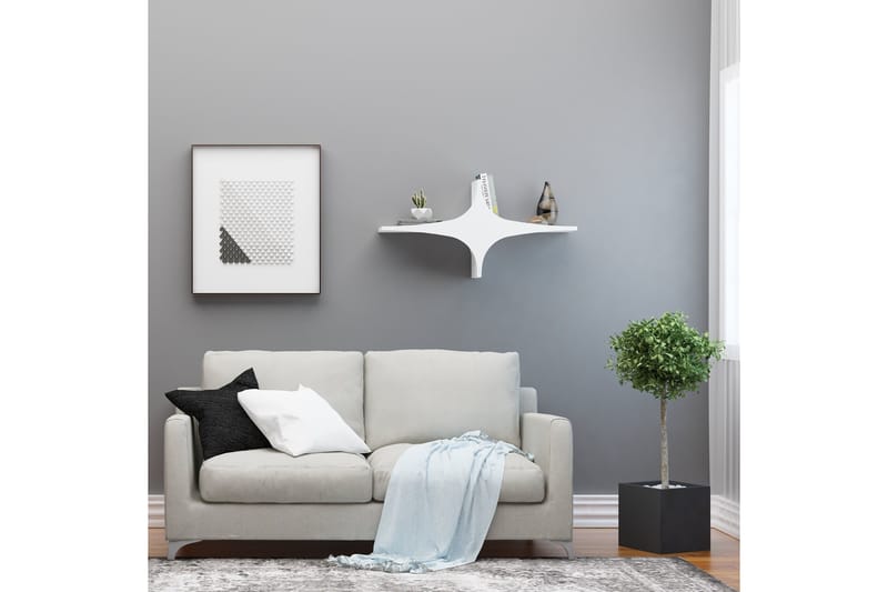Wall Shelf Hvit - Oppbevaring - Hyller - Vegghylle