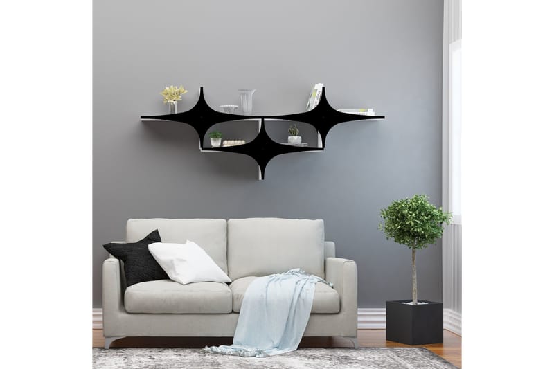 Wall Shelf Svart - Oppbevaring - Hyller - Vegghylle