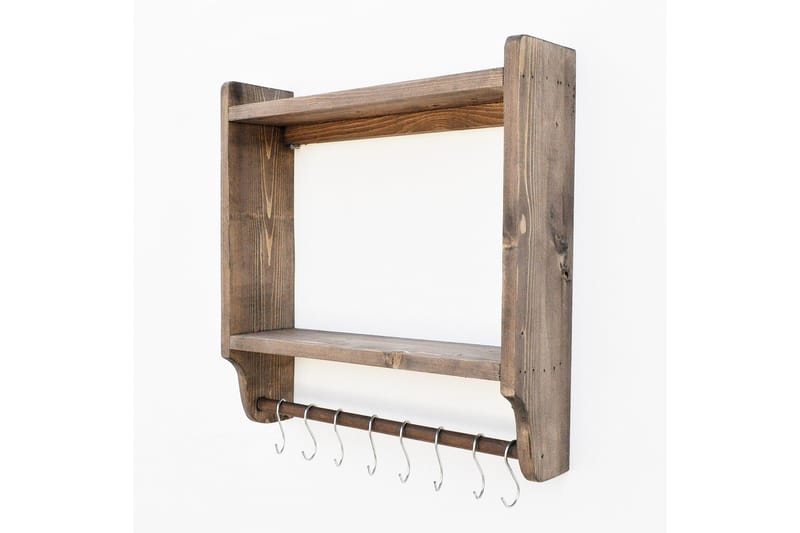 Wall Shelf Valnøtt - Oppbevaring - Hyller - Vegghylle