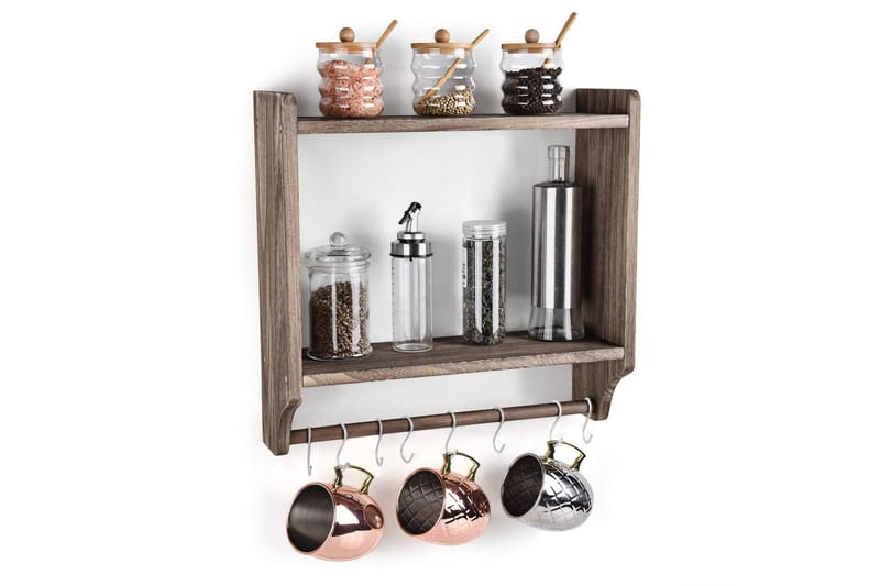 Wall Shelf Valnøtt - Oppbevaring - Hyller - Vegghylle