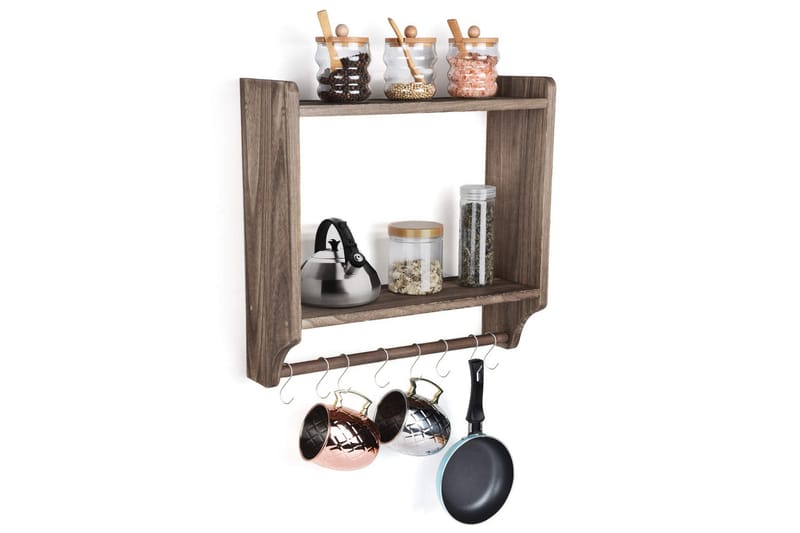 Wall Shelf Valnøtt - Oppbevaring - Hyller - Vegghylle