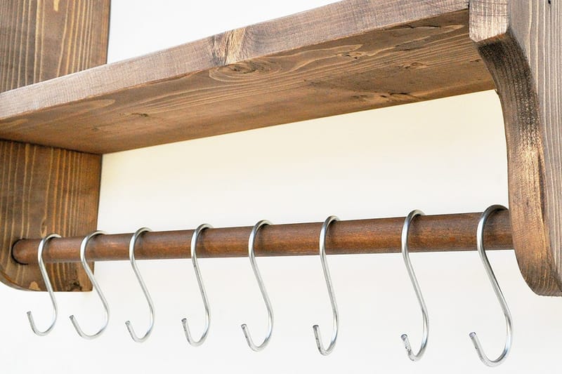 Wall Shelf Valnøtt - Oppbevaring - Hyller - Vegghylle