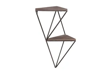 Wall Shelf Valnøtt|Svart - Valnøtt/Svart - Oppbevaring - Hyller - Vegghylle