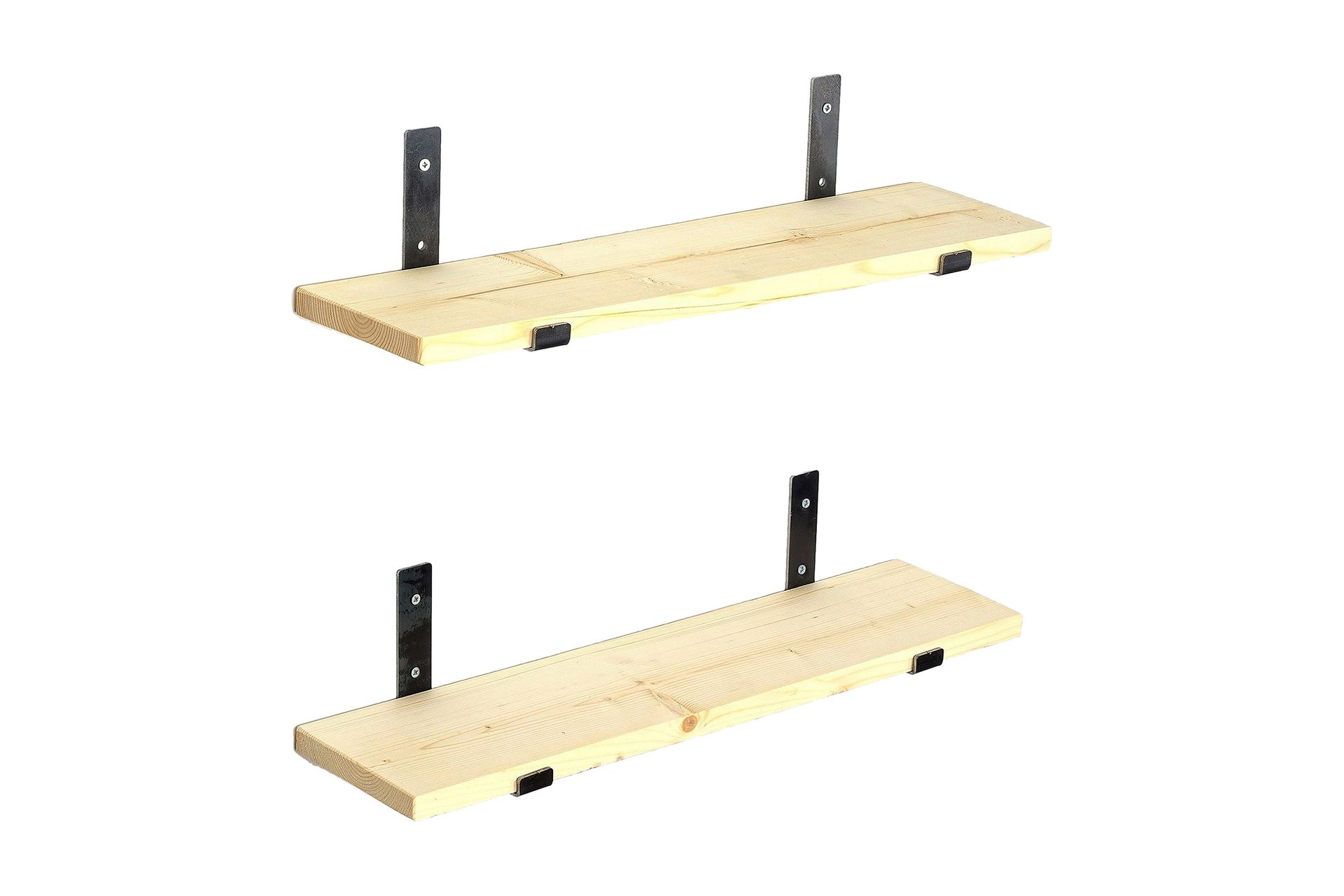 Wayte Vegghylle 60 cm - Svart / Eik - Oppbevaring - Hyller - Vegghylle