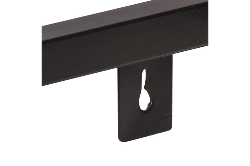 Vegghyller 2 stk 160 cm gjenvunnet heltre - Oppbevaring - Hyller - Vegghylle