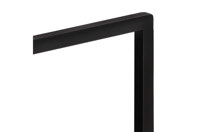 Vegghyller 2 stk 60x25x35 cm heltre akasie og stål - Brun - Oppbevaring - Hyller - Vegghylle