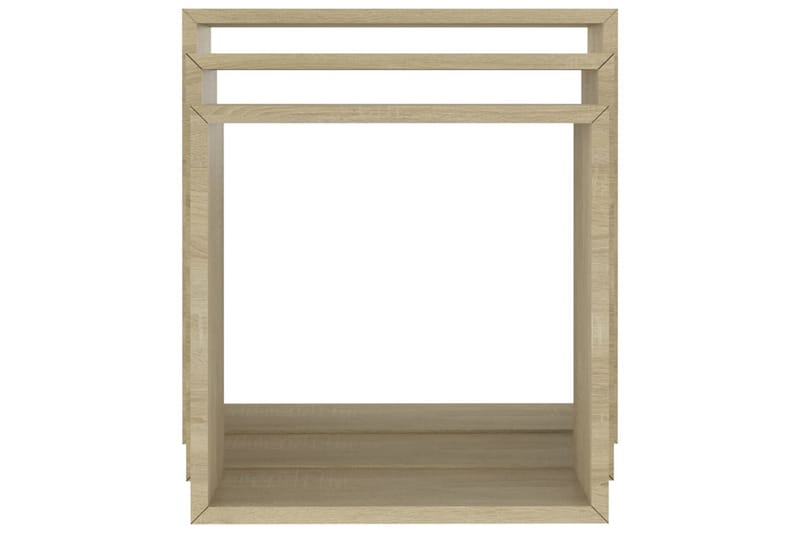 Vegghyller kubeformet 3 stk sonoma eik - Brun - Oppbevaring - Hyller - Vegghylle