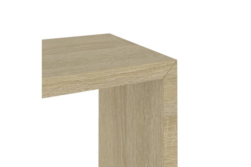 Vegghyller kubeformet 3 stk sonoma eik - Brun - Oppbevaring - Hyller - Vegghylle