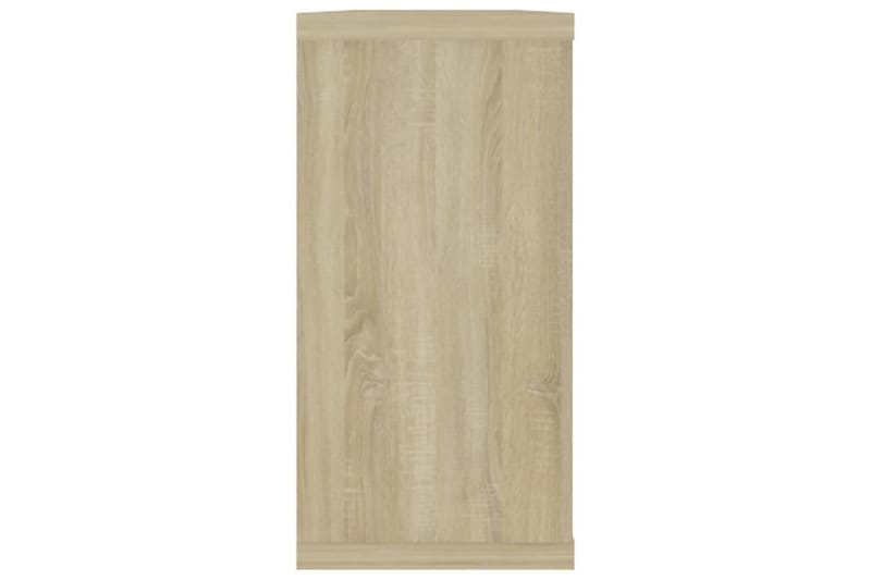 Vegghyller kubeformet 4 stk 100x15x30 cm sponplate - Brun - Oppbevaring - Hyller - Vegghylle
