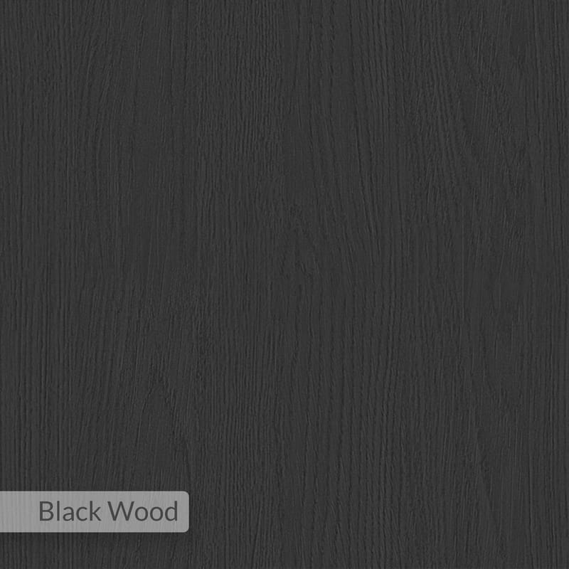 Verina Bokhylle 161 cm - Black Wood - Oppbevaring - Hyller - Hjørnehylle