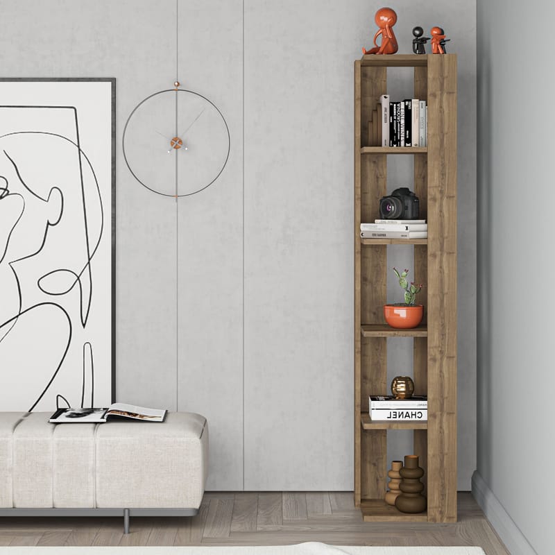 Verina Bokhylle 161 cm - Hitit - Oppbevaring - Hyller - Hjørnehylle