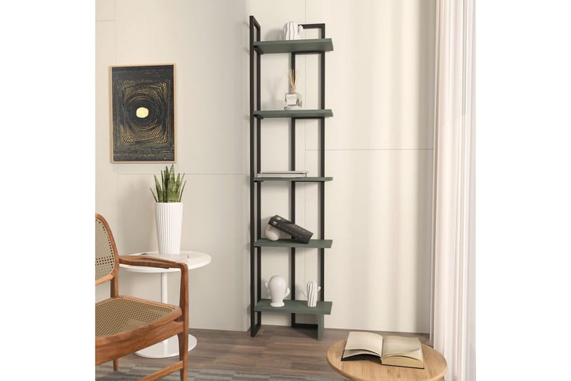 Veylar Bokhylle 36,4 cm - Sort/Grønn - Oppbevaring - Hyller - Bokhylle
