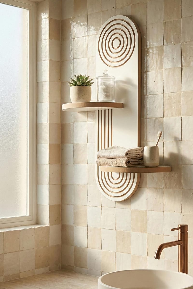 Virlin Vegghylle 26x35x13 cm - Hvit - Oppbevaring - Hyller - Vegghylle