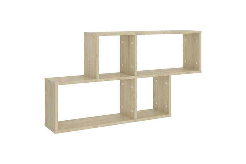 viVegghylle sonoma eik 100x18x53 cm sponplate - Brun - Oppbevaring - Hyller - Vegghylle
