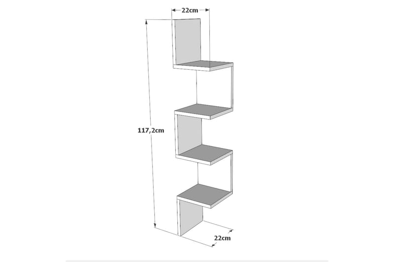 WL9 Wall Shelf White - Møbler - Bord - Avlastningsbord - Konsollbord