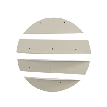Zalvenn vegghylle 76 cm rund - Myk Beige - Oppbevaring - Hyller - Vegghylle
