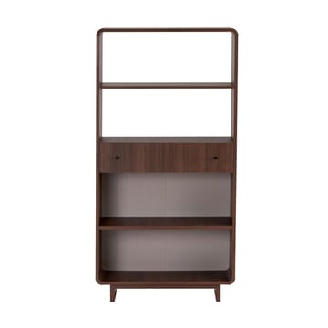 Zavio Bokhylle 78x153x34 cm - Valnøtt - Oppbevaring - Hyller - Bokhylle