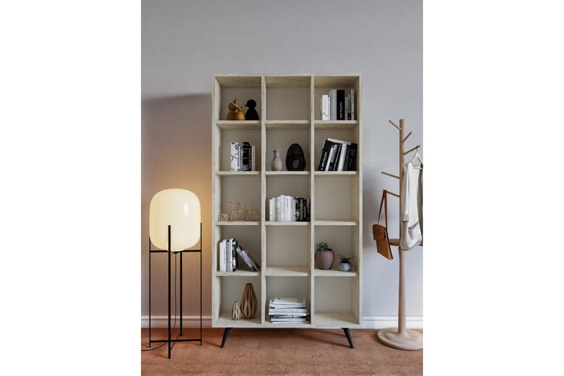 Zipa Bokhylle 100 cm - Beige - Oppbevaring - Hyller - Bokhylle