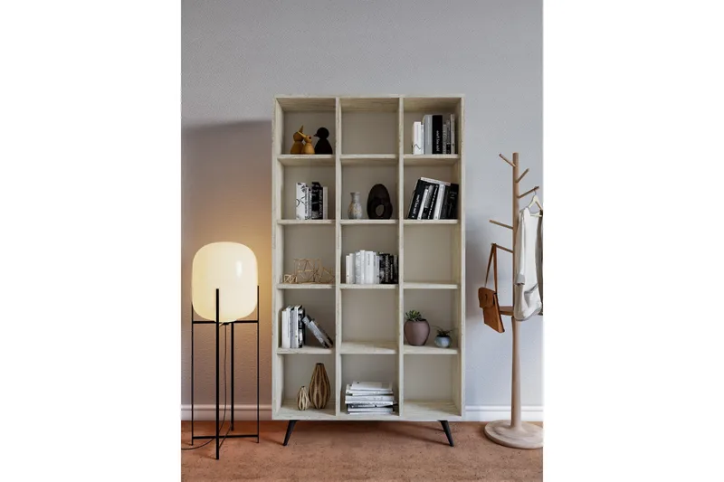 Zipa Bokhylle 100 cm - Beige - Oppbevaring - Hyller - Bokhylle
