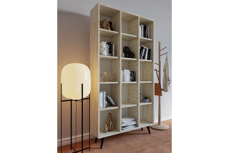 Zipa Bokhylle 100 cm - Beige - Oppbevaring - Hyller - Bokhylle