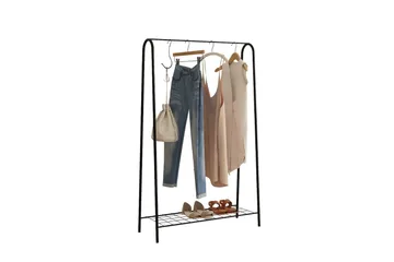 Bhutan Klesstativ 145 cm - Svart - Oppbevaring - Klesoppbevaring - Stumtjener