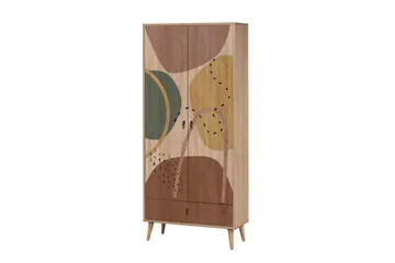 Bertoaria Garderobe 80x190 cm Brun