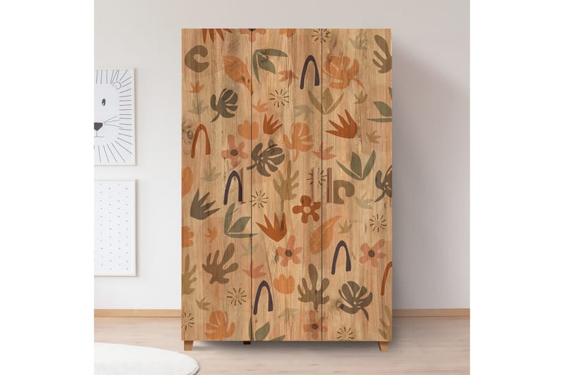 Leva Garderobeskap 120x189 cm Brun - Hanah Home - Oppbevaring - Klesoppbevaring - Garderober & garderobesystem