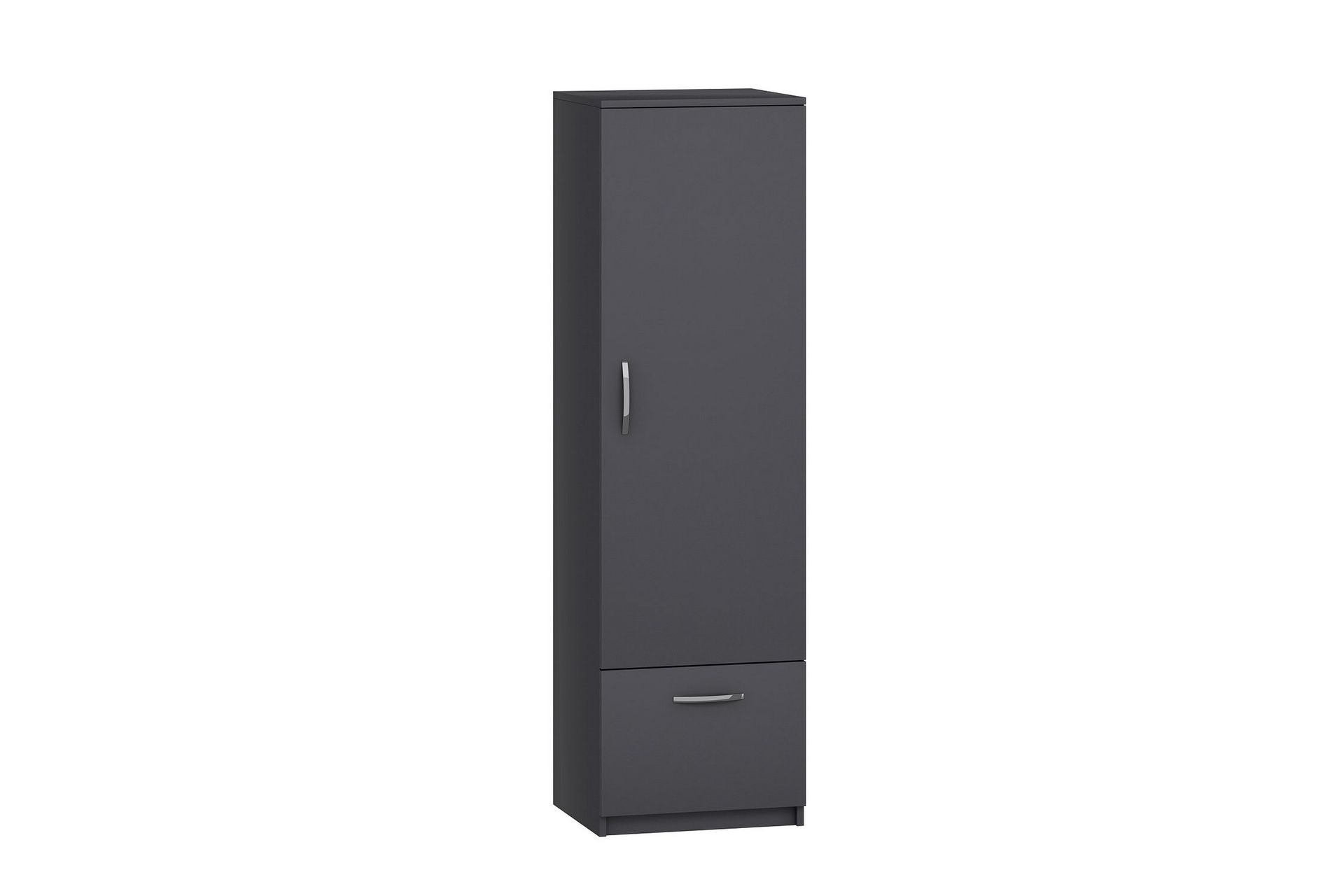 Kleoo Garderobe 50x187 cm Antrasitt - Hanah Home - Oppbevaring - Klesoppbevaring - Garderober & garderobesystem